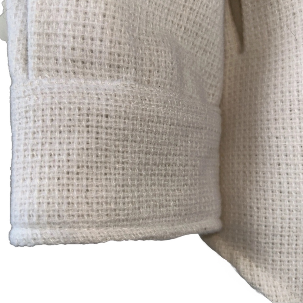 RDI Cream Textured Oversized Shacket – Women’s Size Small - Picture 10 of 15